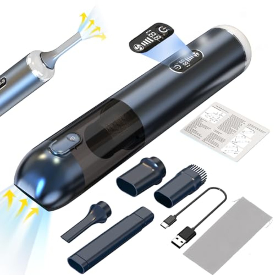 Car Vacuum Cleaner - Car Vacuum Cleaner 18000Pa Powerful Suction