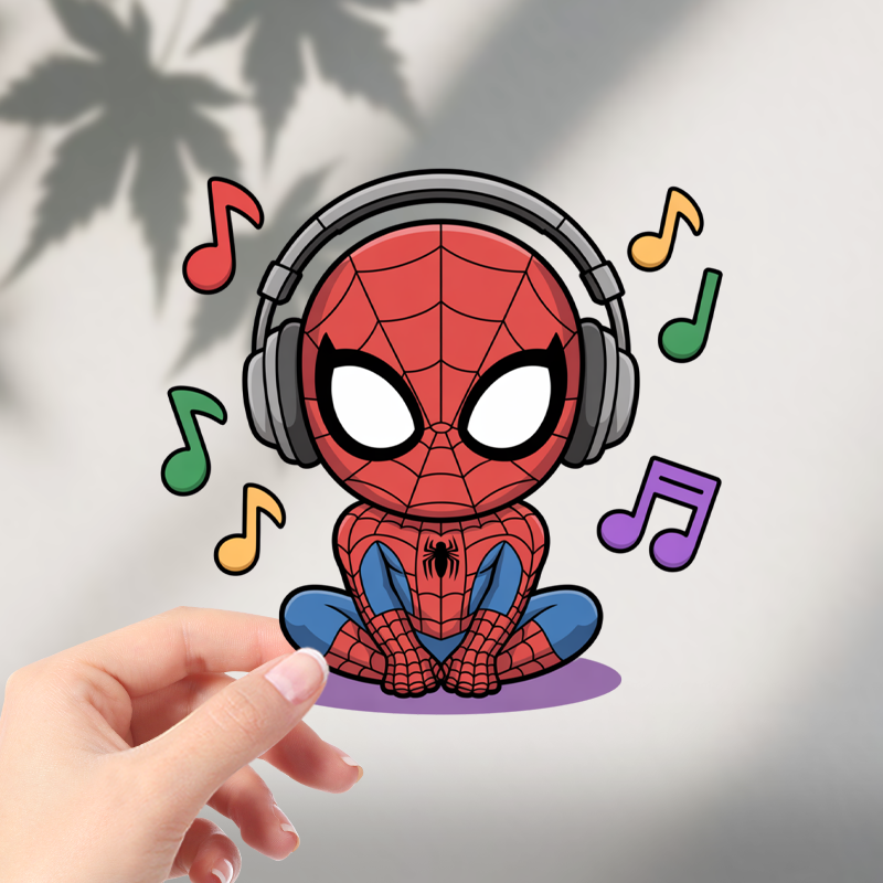 Car Accessories Nz - Waterproof PVC Marvel SpiderMan Graffiti Sticker