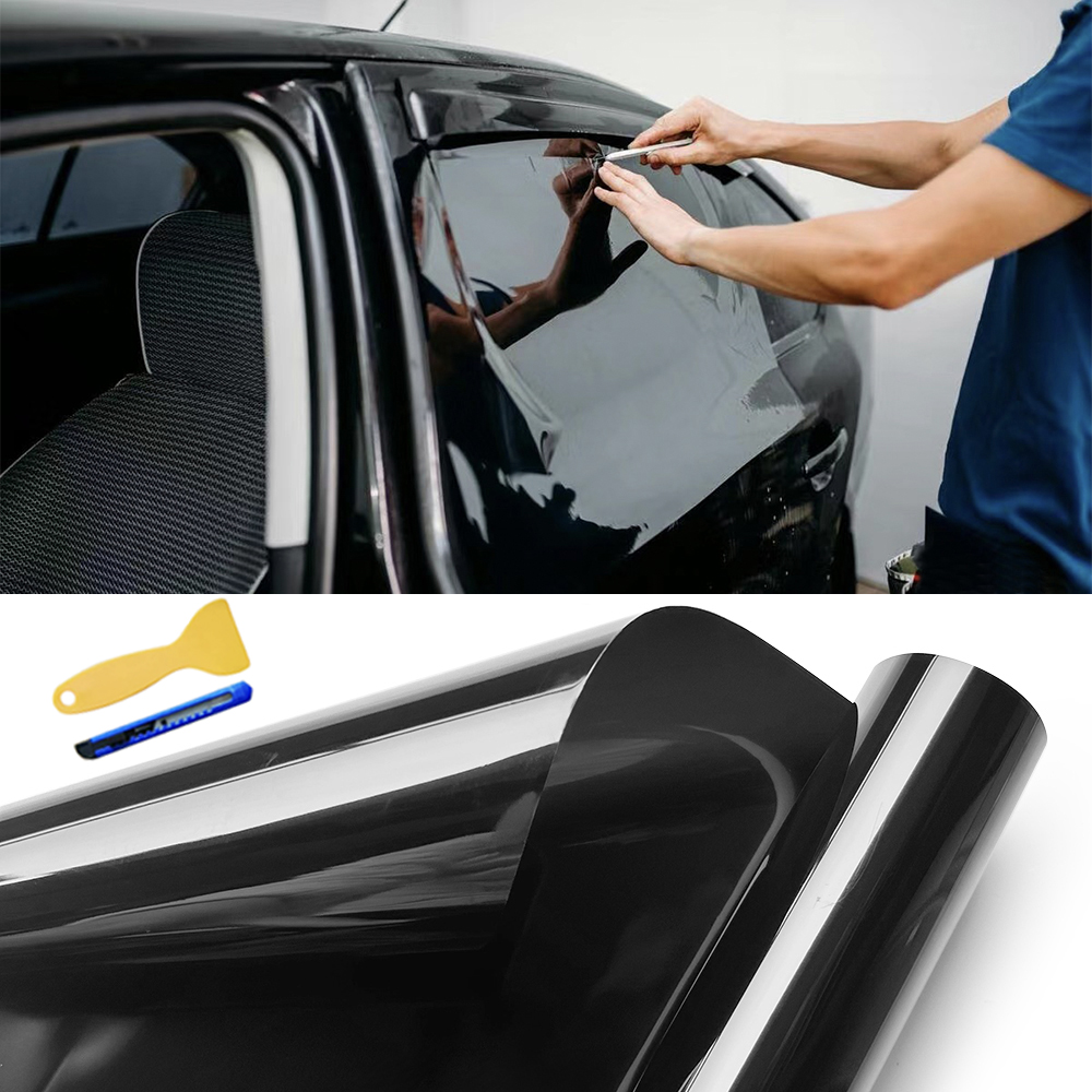 Tinted Window Film - 50cmx3m Car Window Privacy Tint Film