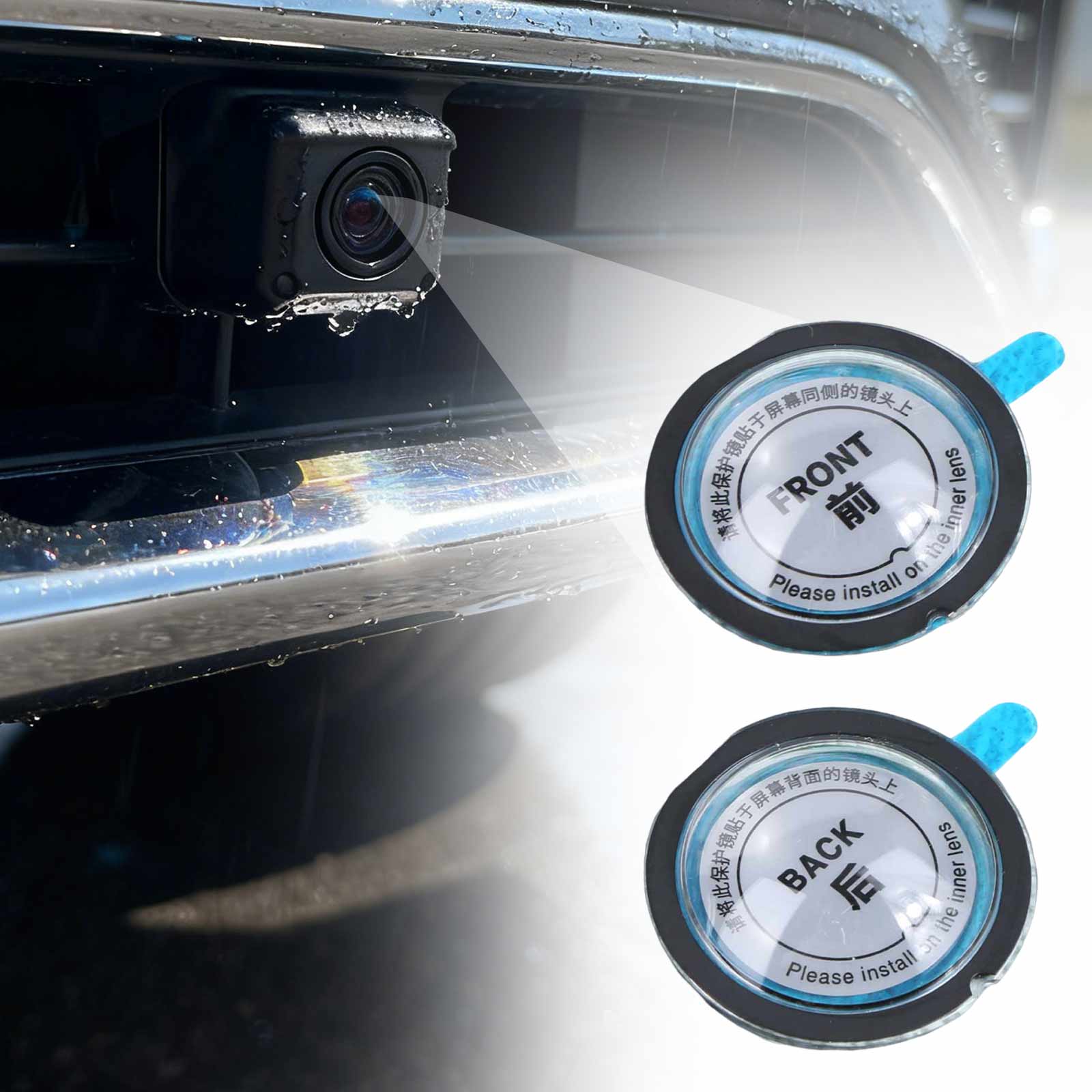 2Pcs Front & Rear Car Camera L - Rear Camera For Car reseña y precio