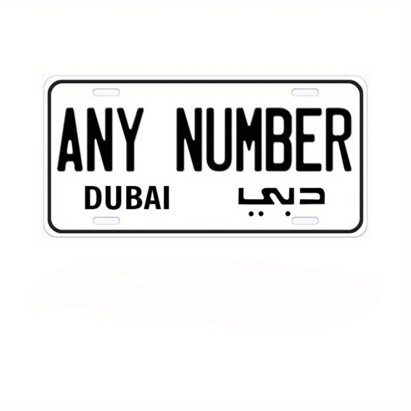 Customizable Number Dubai Lice - Car Accessories In Dubai reseña y precio