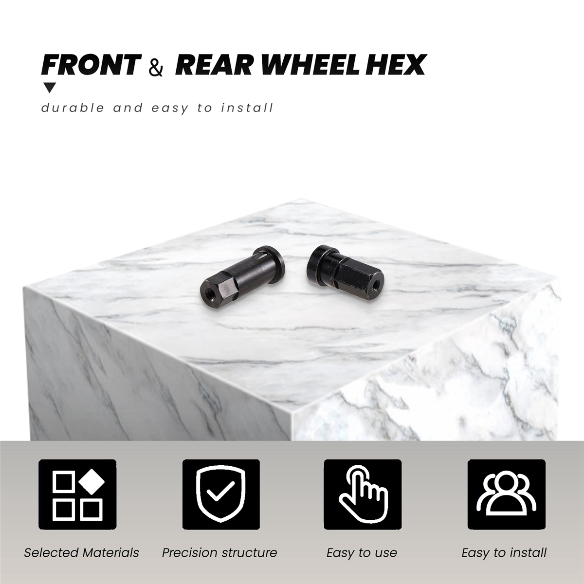 【Buyings】4Pcs Metal Wheel Hex  - Car Accessories To Buy reseña y precio