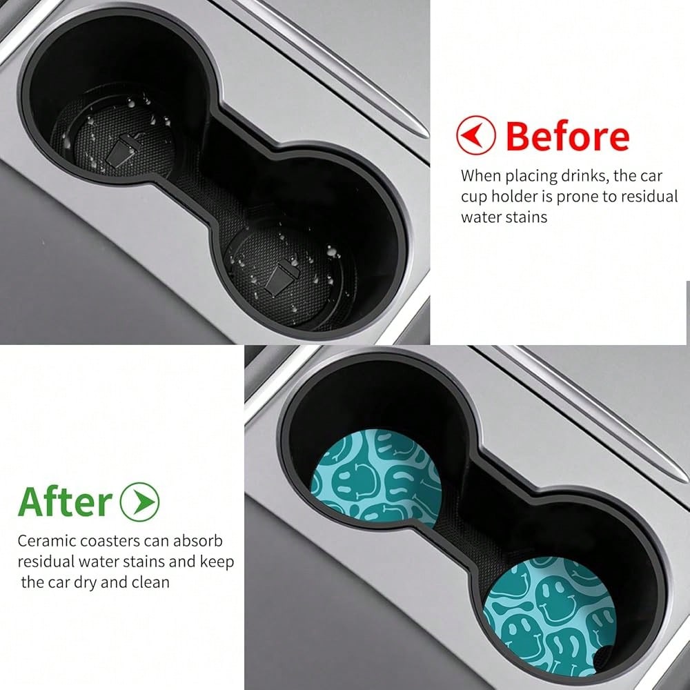NEW- Cute Fashion Polka Dot Ca - Car Accessories Cork reseña y precio