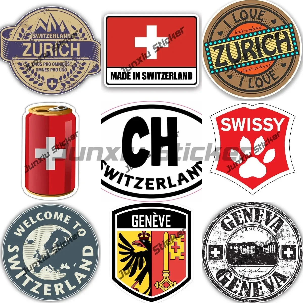 Made in Switzerland Flag Stick - Car Accessories Zurich reseña y precio