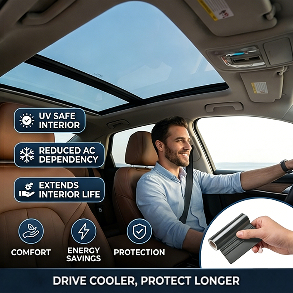TPH Car Sunroof Ice Film Heat  - Tinted Window Film reseña y precio