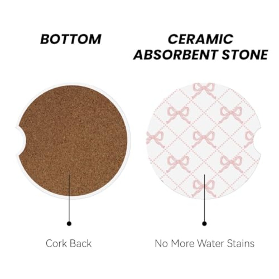 Car Coasters for Cup Holder Ab - Car Accessories Cork reseña y precio
