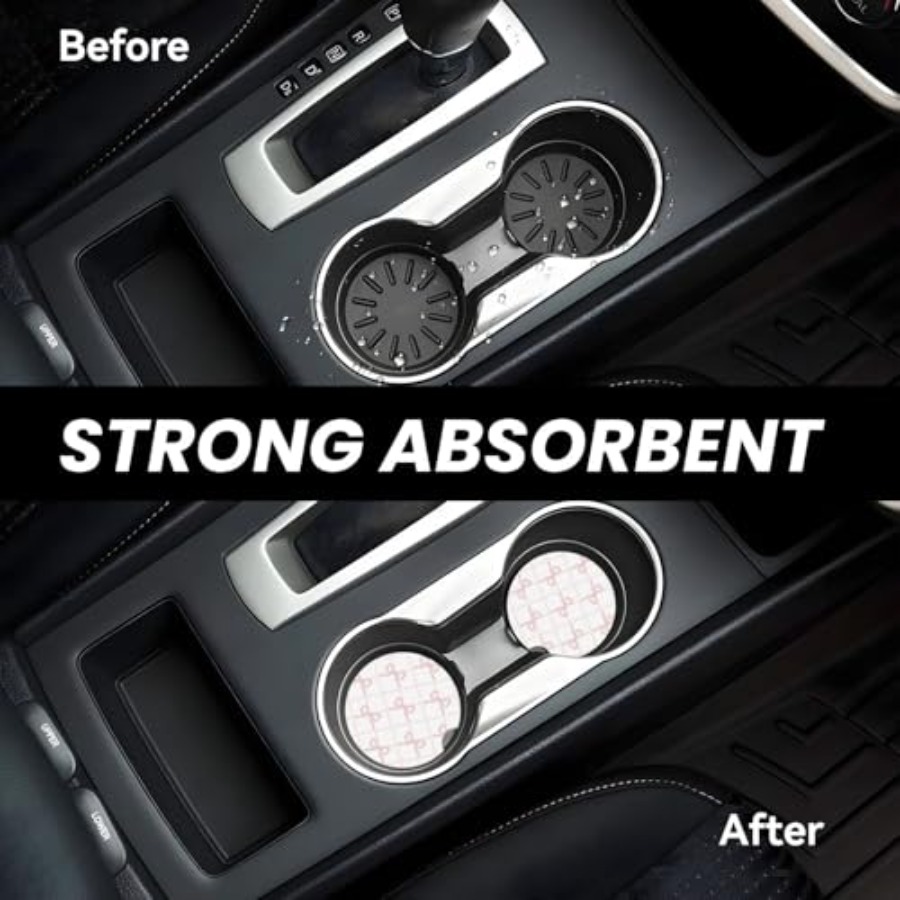 Car Coasters for Cup Holder Ab - Car Accessories Cork reseña y precio