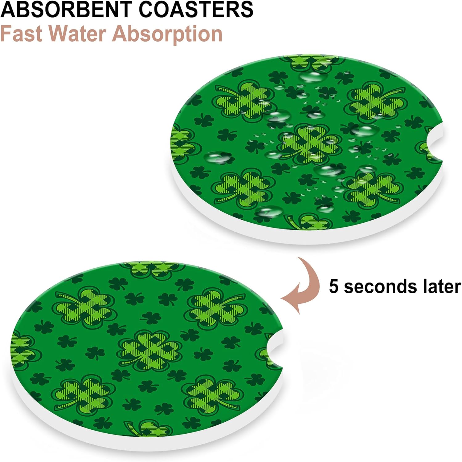 Car Coaster for Cup Holders,Gr - Car Accessories Cork reseña y precio