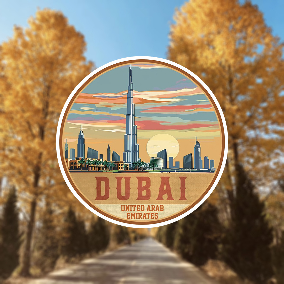 1pc Dubai UAE Souvenir Vinyl C - Car Accessories Uae reseña y precio