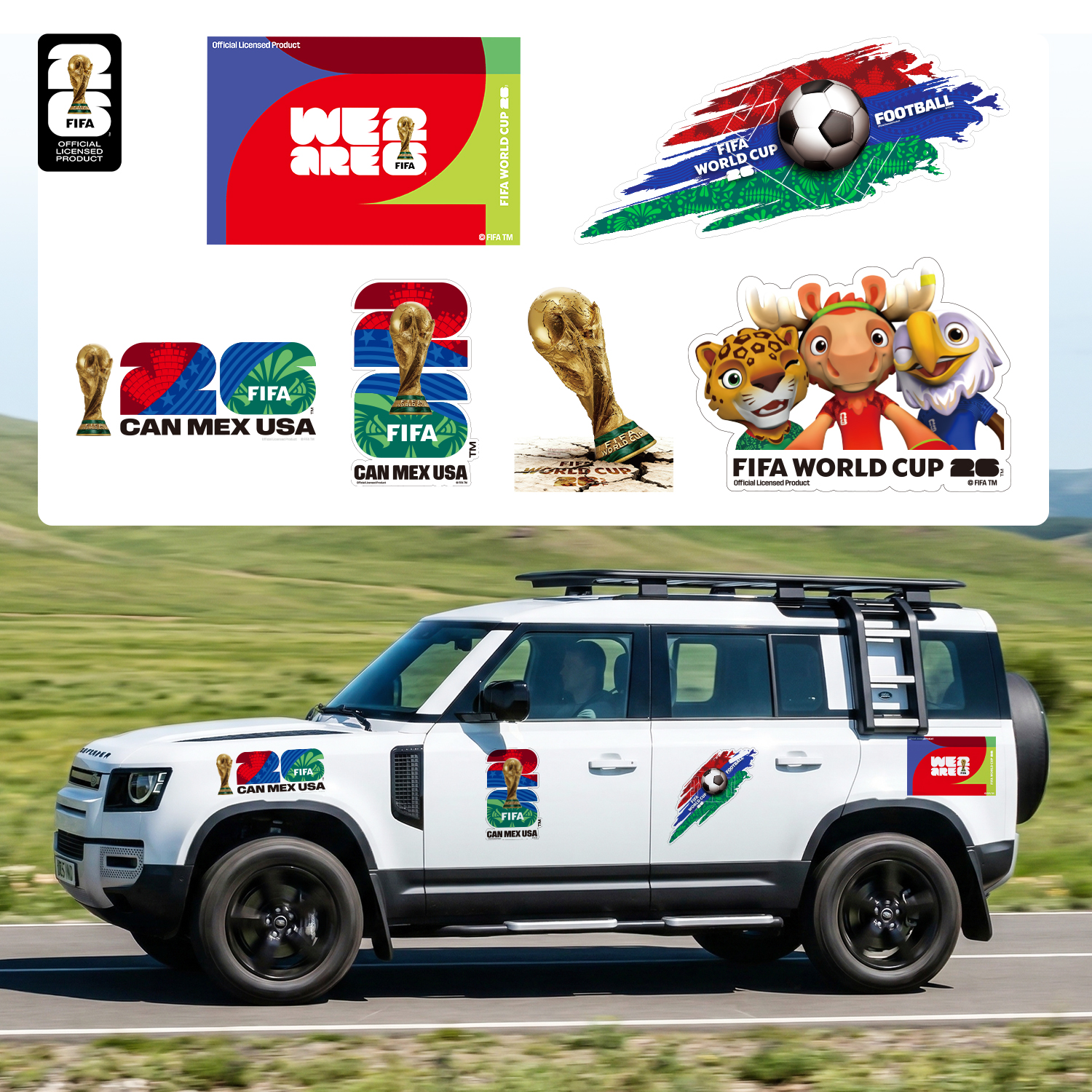 FIFA World Cup 2026 Car Decal  - Car Accessories Nz reseña y precio