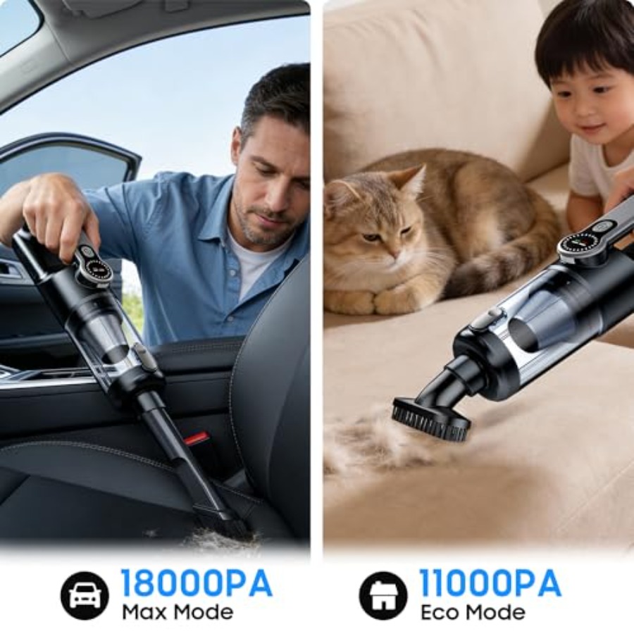Cordless Handheld Car Vacuum C - Car Vacuum Cleaner reseña y precio