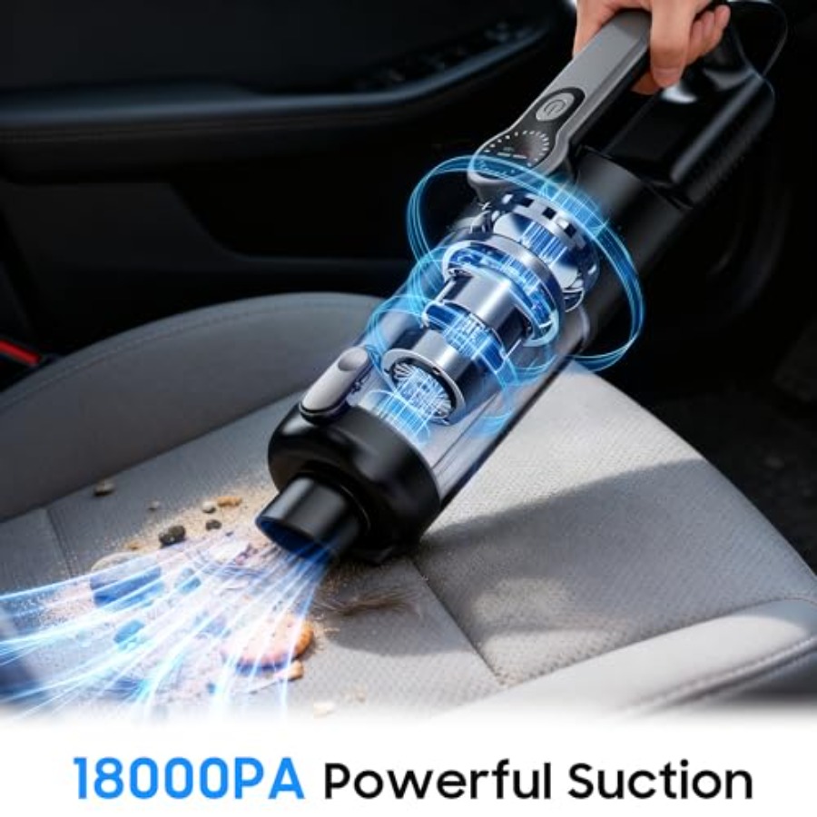 Cordless Handheld Car Vacuum C - Car Vacuum Cleaner reseña y precio