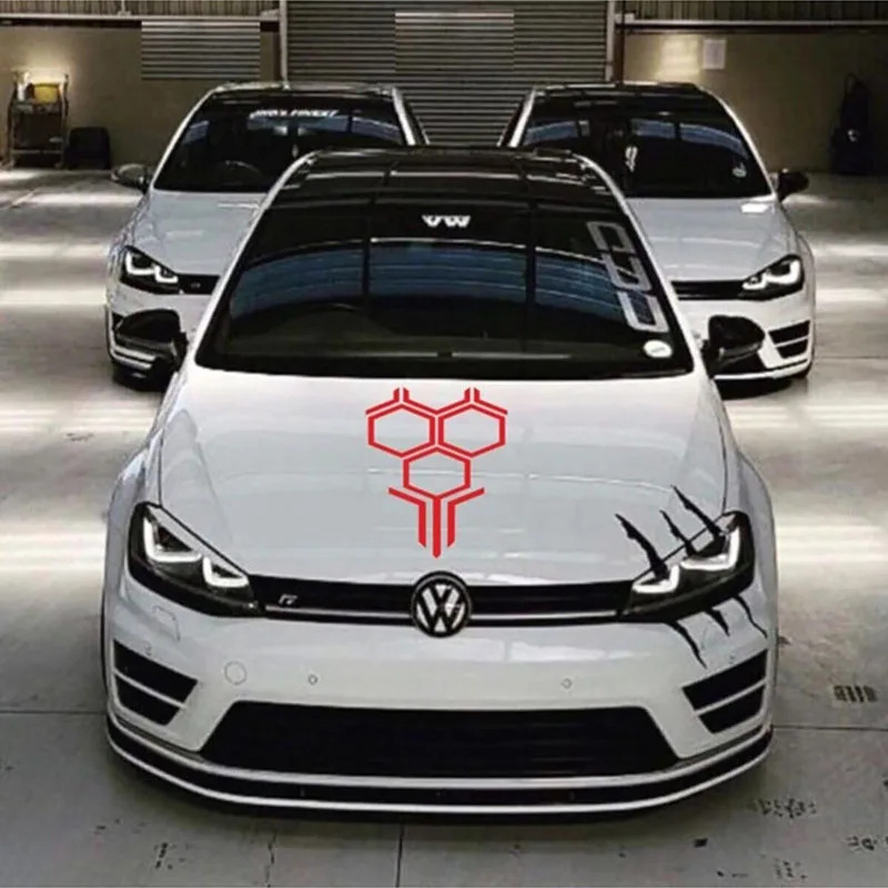 Honeycomb Upper Cowl Car Vinly - Car Accessories Racing reseña y precio