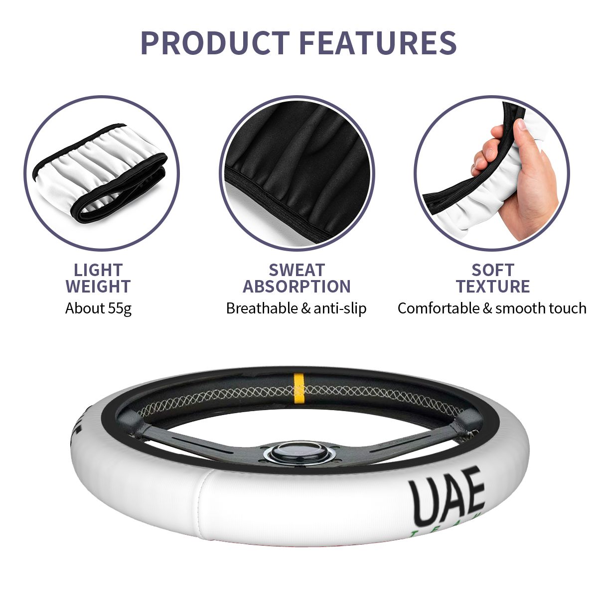 38cm Steering Wheel Covers UAE - Car Accessories Uae reseña y precio