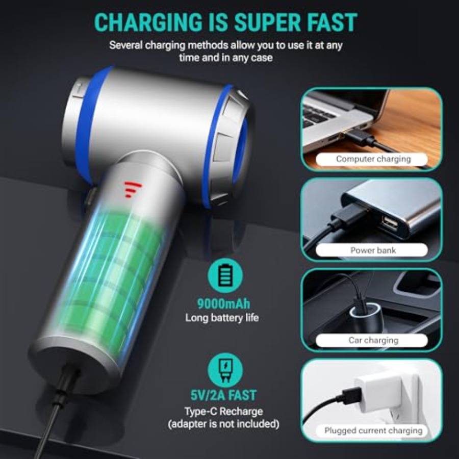 Mini Vacuum Cleaner 2 in 1 270 - Car Vacuum Cleaner reseña y precio