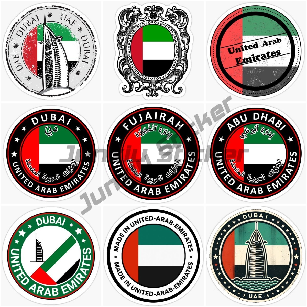 UAE Dubai Circular National Fl - Car Accessories Uae reseña y precio