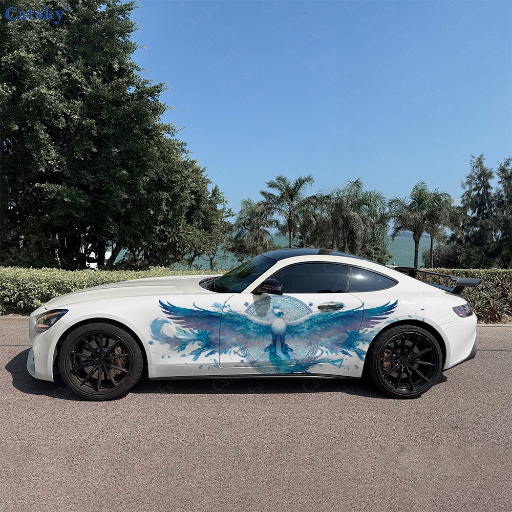 2Pcs Cyan Mist Iridescent Phoe - Car Accessories Phoenix reseña y precio