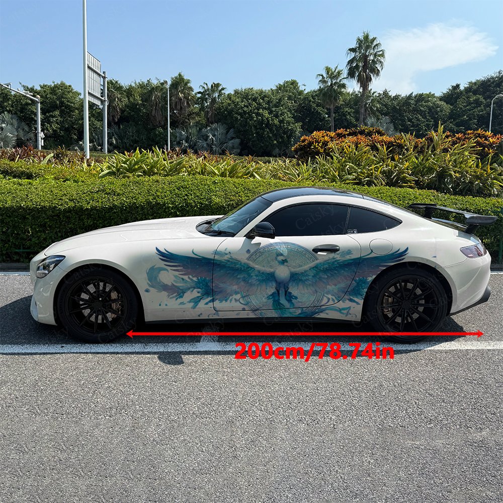 2Pcs Cyan Mist Iridescent Phoe - Car Accessories Phoenix reseña y precio