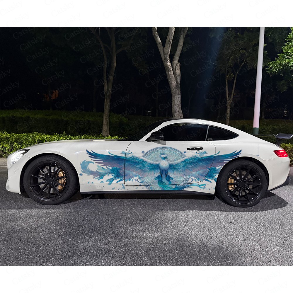 2Pcs Cyan Mist Iridescent Phoe - Car Accessories Phoenix reseña y precio