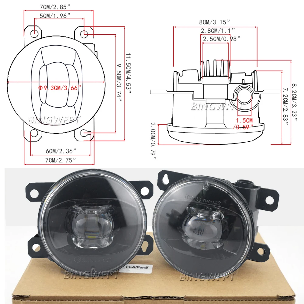 Car Led Lens Fog Lamp Assembly - Car Accessories Uae reseña y precio