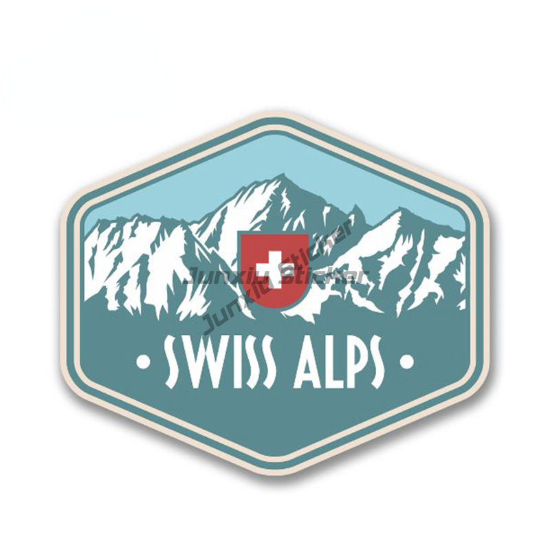 Swiss Alps Switzerland Flag St - Car Accessories Zurich reseña y precio
