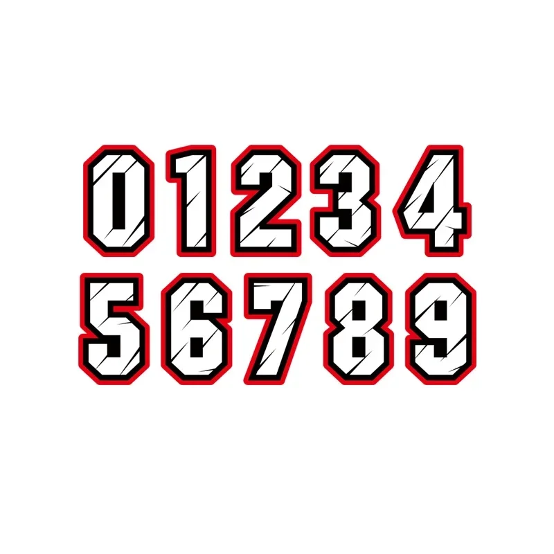 Car Sticker Racing Number 1 2  - Car Accessories Racing reseña y precio