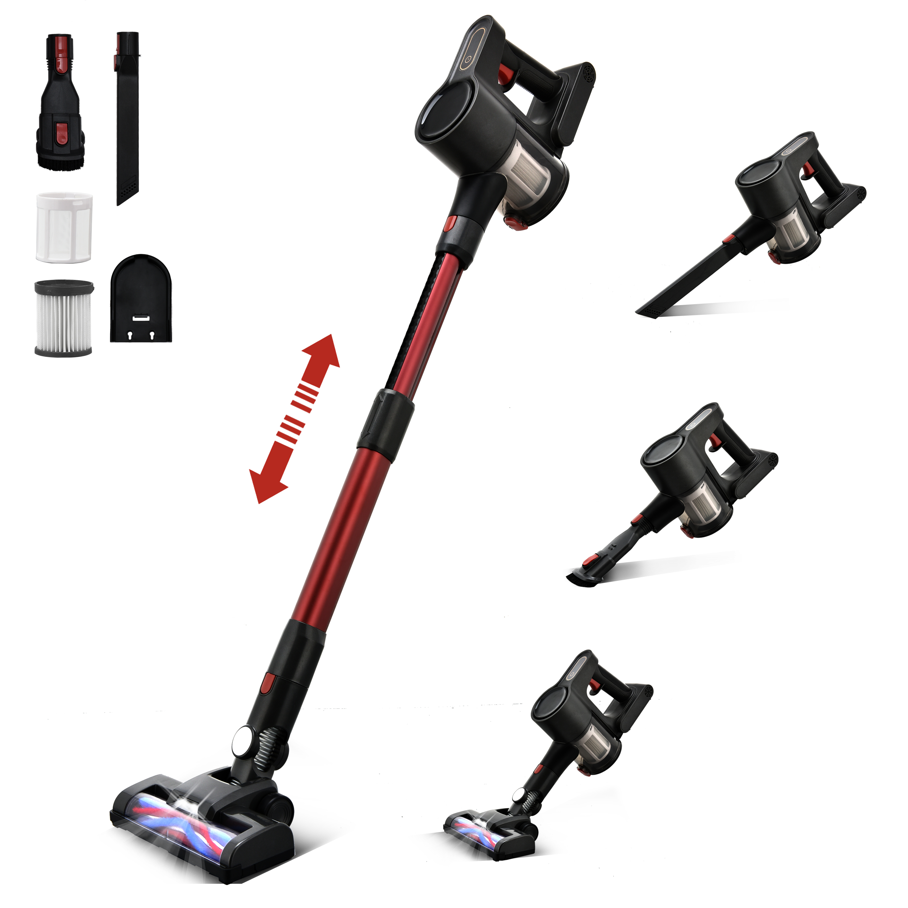 Cordless Professional LED Ligh - Car Vacuum Cleaner reseña y precio