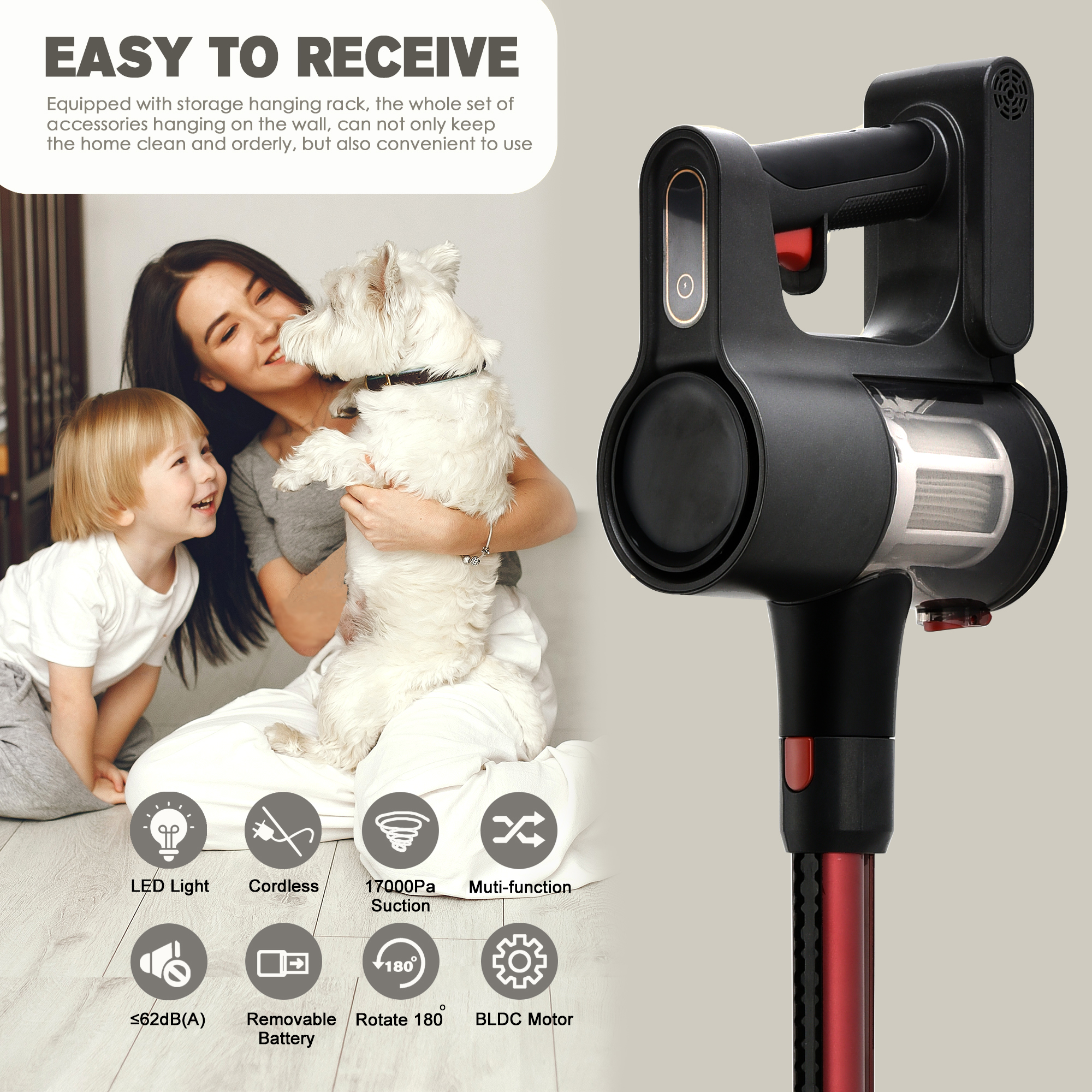 Cordless Professional LED Ligh - Car Vacuum Cleaner reseña y precio