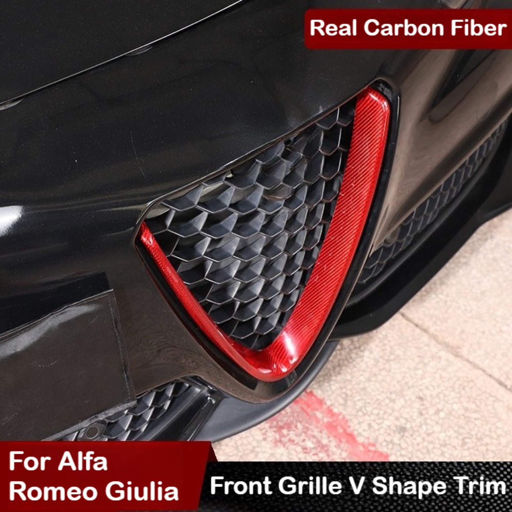 Carbon Fiber Grille Trim For A - Car Accessories Racing reseña y precio