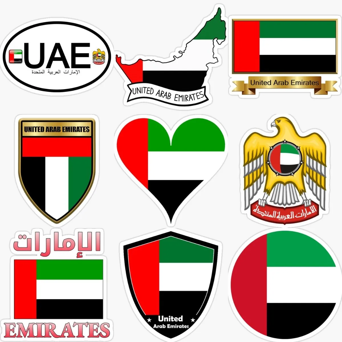 United Arab Emirates UAE Flag  - Car Accessories Uae reseña y precio