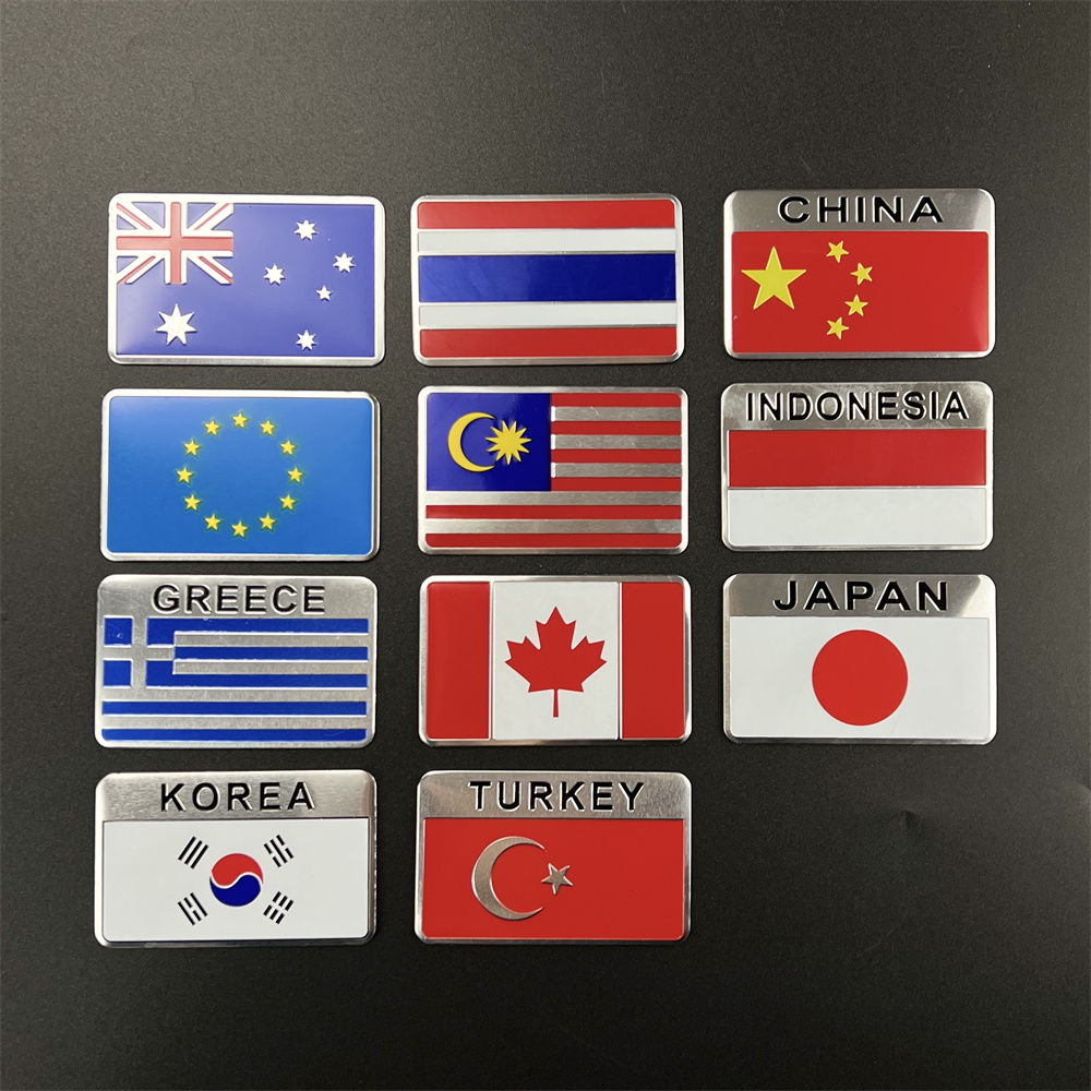 Aluminum Sticker National Flag - Car Accessories Uae reseña y precio