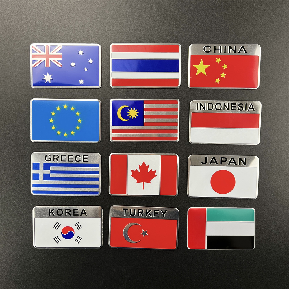 Aluminum Sticker National Flag - Car Accessories Uae reseña y precio