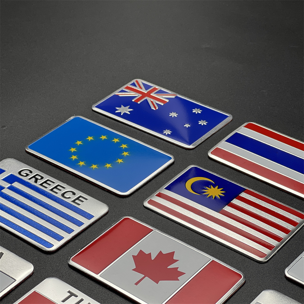 Aluminum Sticker National Flag - Car Accessories Uae reseña y precio