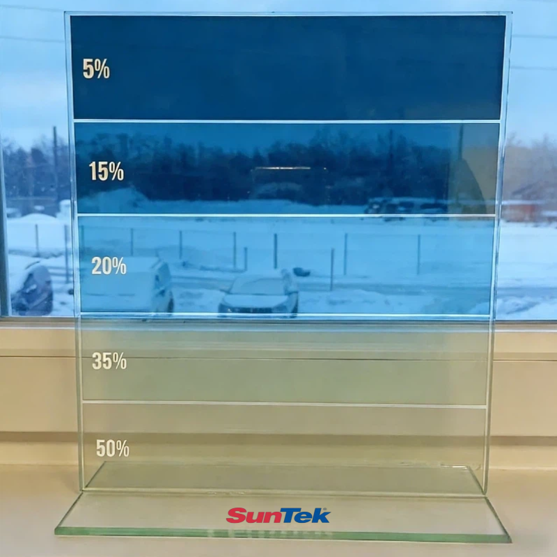 VLT 5%-75% Suntek Window Tint  - Tinted Window Film reseña y precio