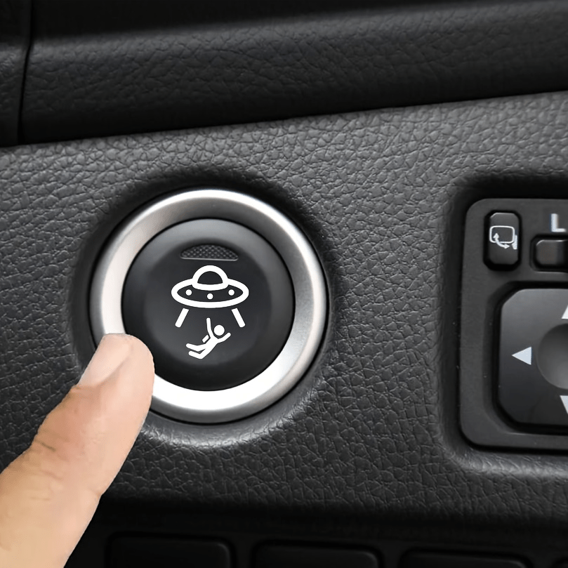 Universal 2Pcs UFO Blank Butto - Car Accessories Nz reseña y precio