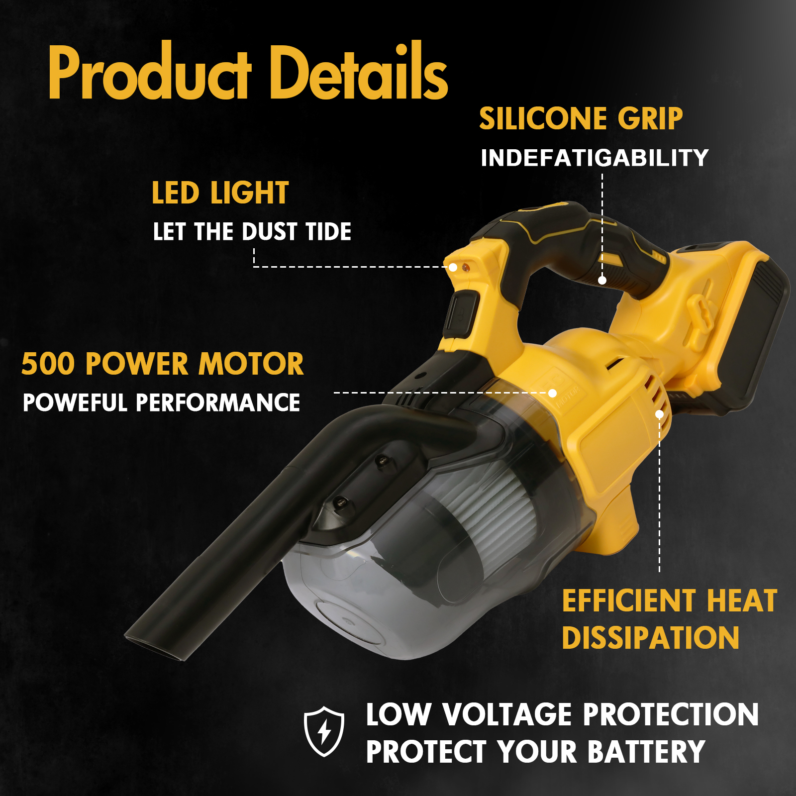 5 in 1 Cordless Handheld Vacuu - Car Vacuum Cleaner reseña y precio