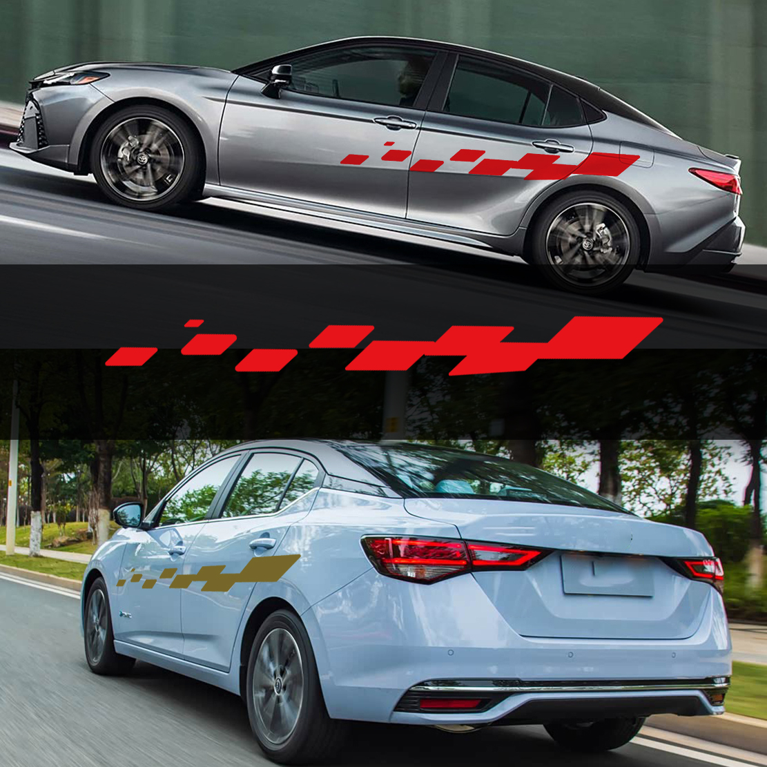 2pcs Car Door Decals Racing Ch - Car Accessories Nz reseña y precio