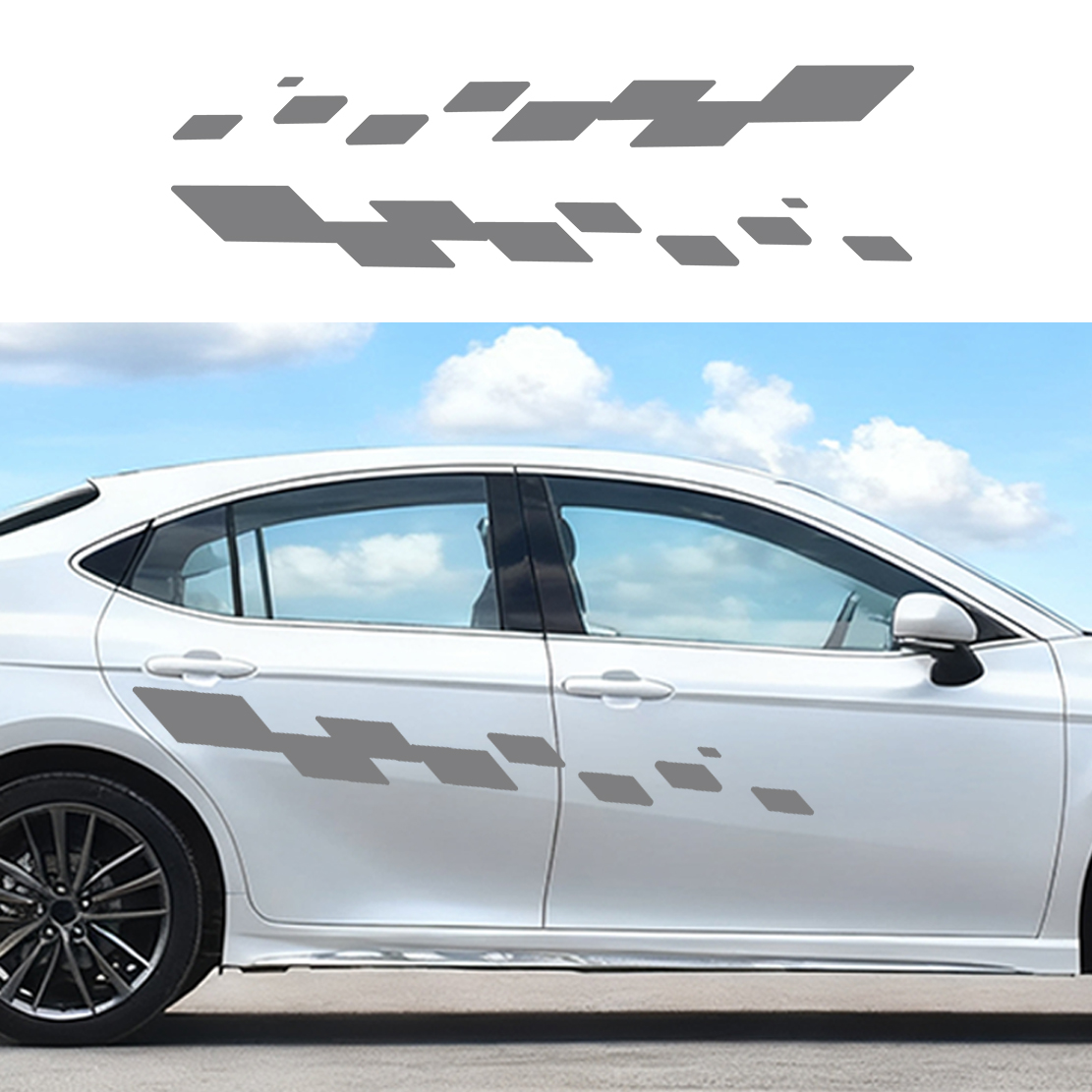 2pcs Car Door Decals Racing Ch - Car Accessories Nz reseña y precio