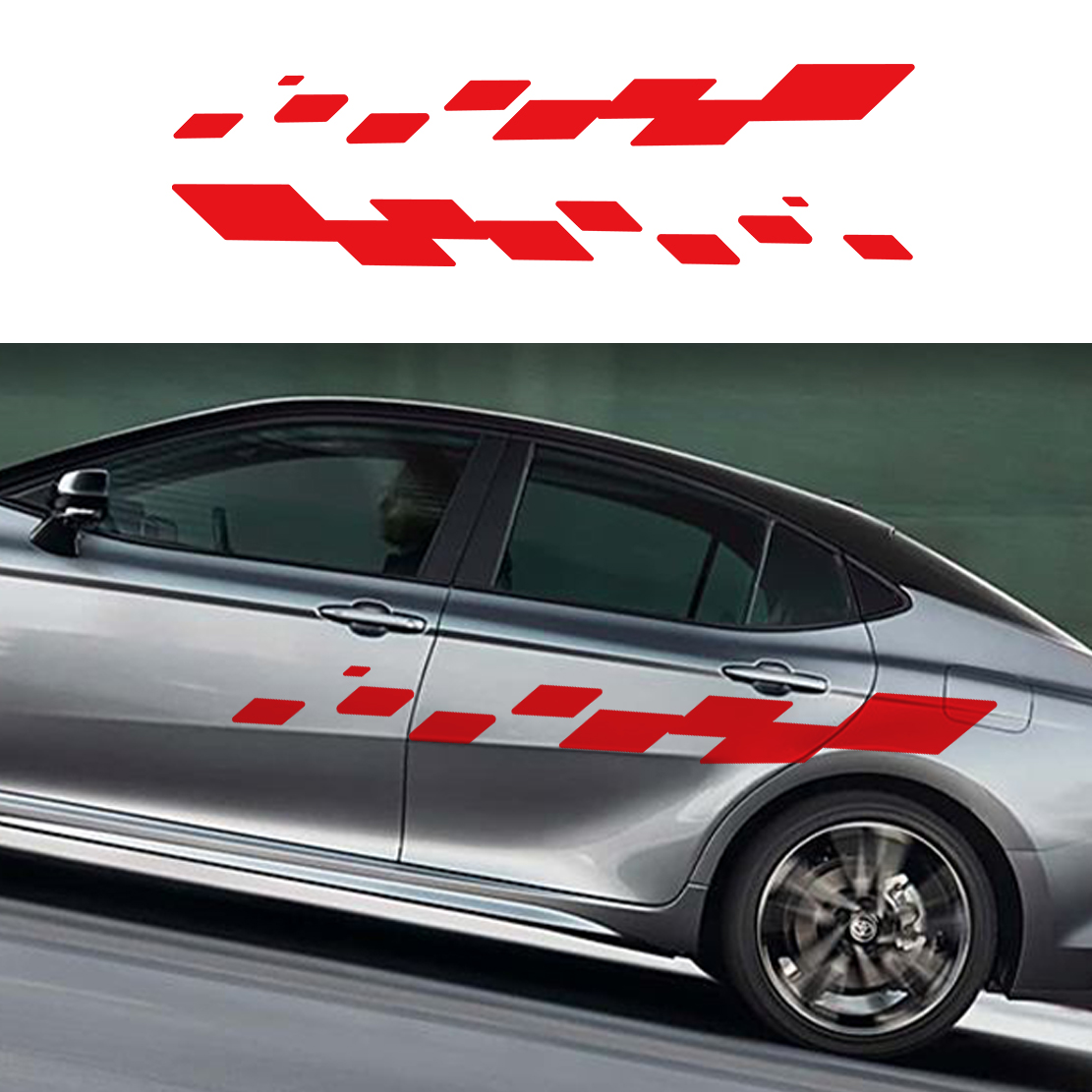 2pcs Car Door Decals Racing Ch - Car Accessories Nz reseña y precio