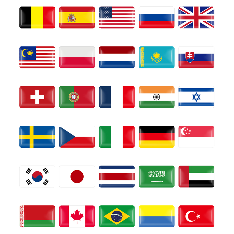 10/50PCS Portugal Belgium Swed - Car Accessories Uae reseña y precio