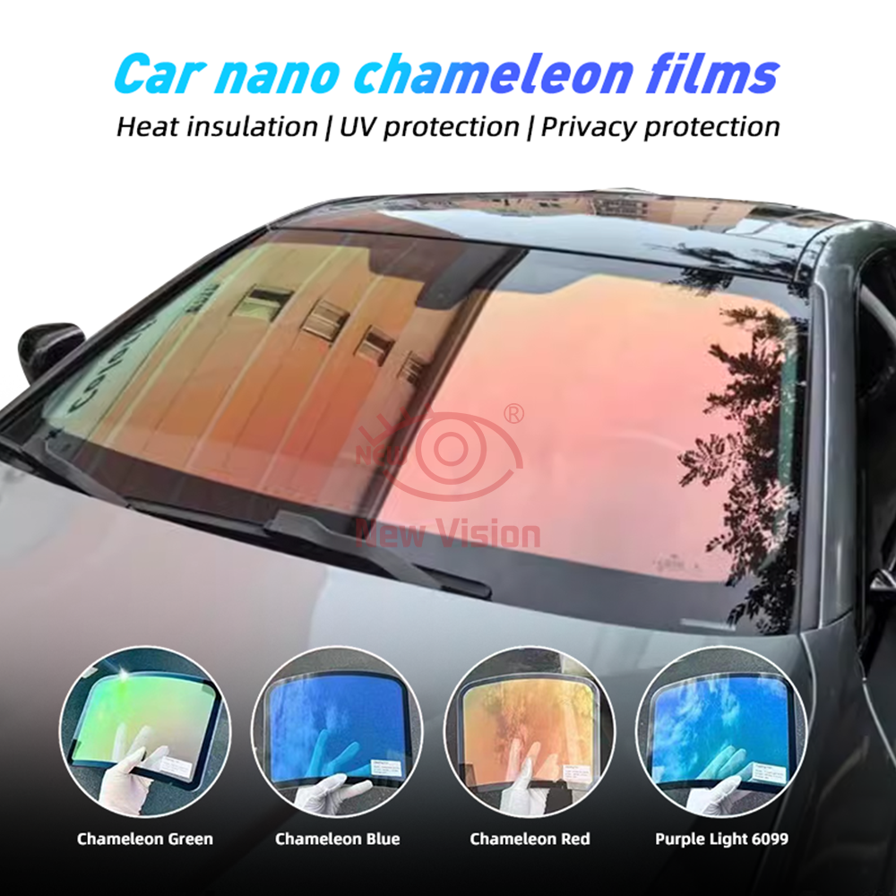 1mX3m 70%VLT Aurora Red Green  - Tinted Window Film reseña y precio