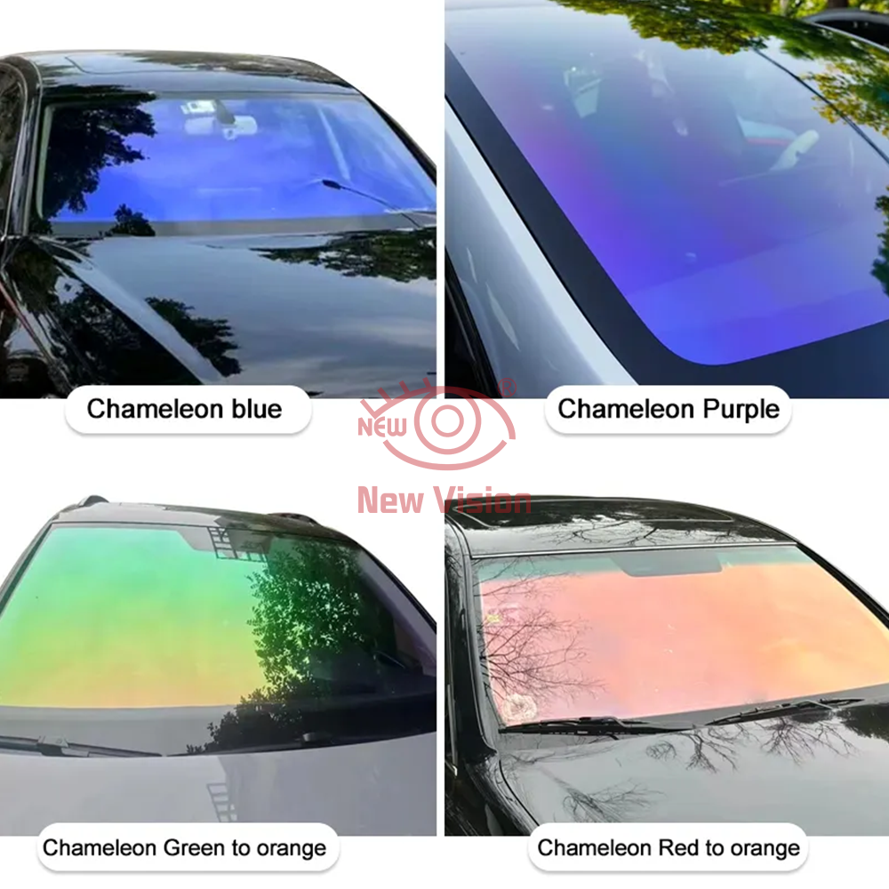 1mX3m 70%VLT Aurora Red Green  - Tinted Window Film reseña y precio