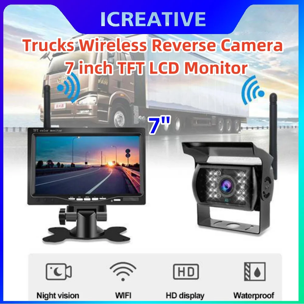 7'' Vehicle Wireless Reverse H - Rear Camera For Car reseña y precio