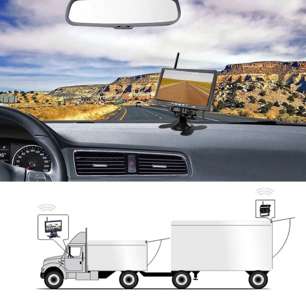 7'' Vehicle Wireless Reverse H - Rear Camera For Car reseña y precio